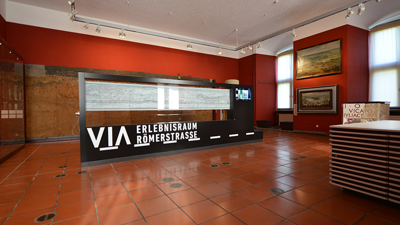 Infozentrum Via Belgica / Foto: Museum Zitadelle